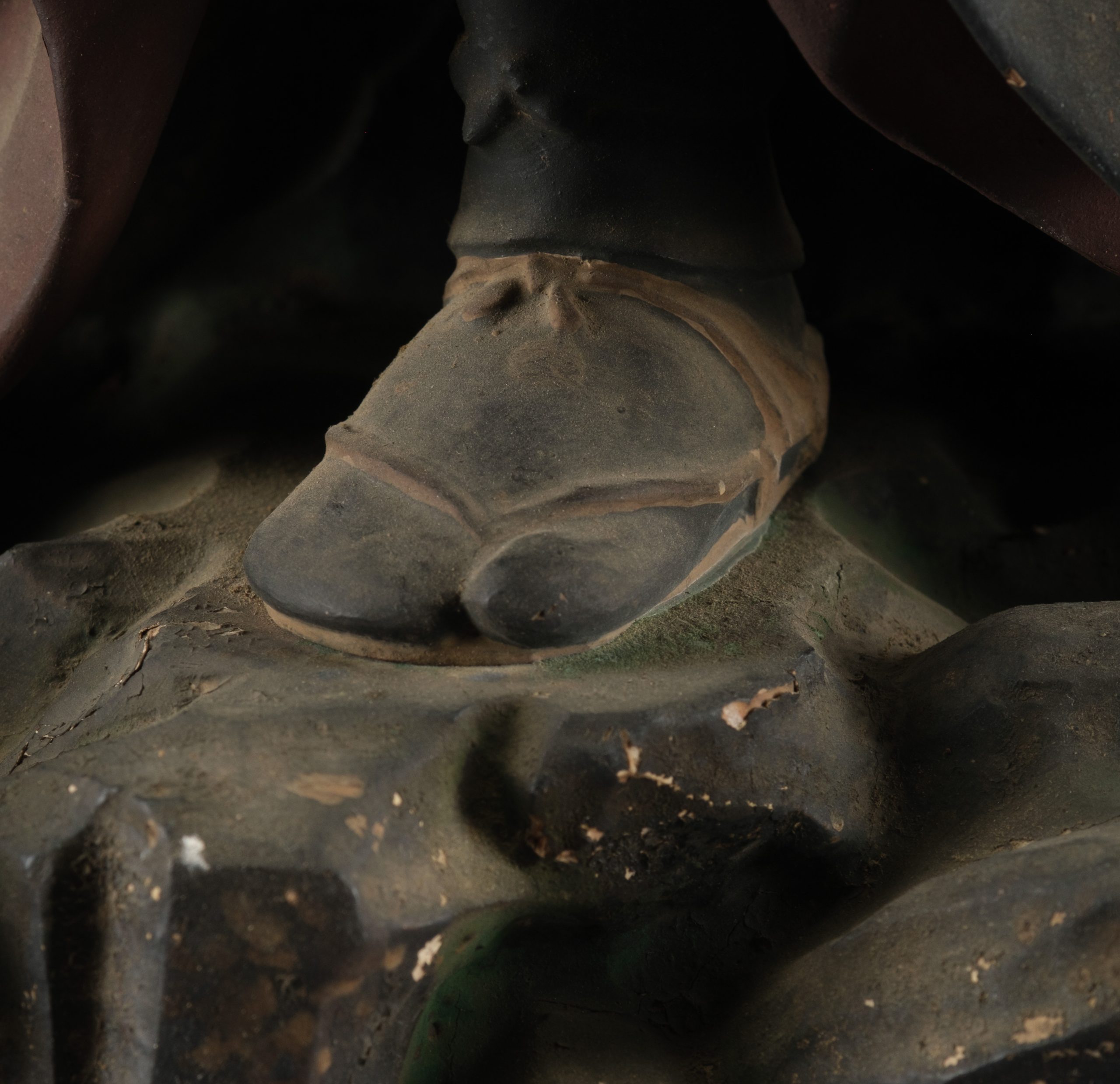 Figure of seated Rakan 羅漢 (arhat) - Image 12