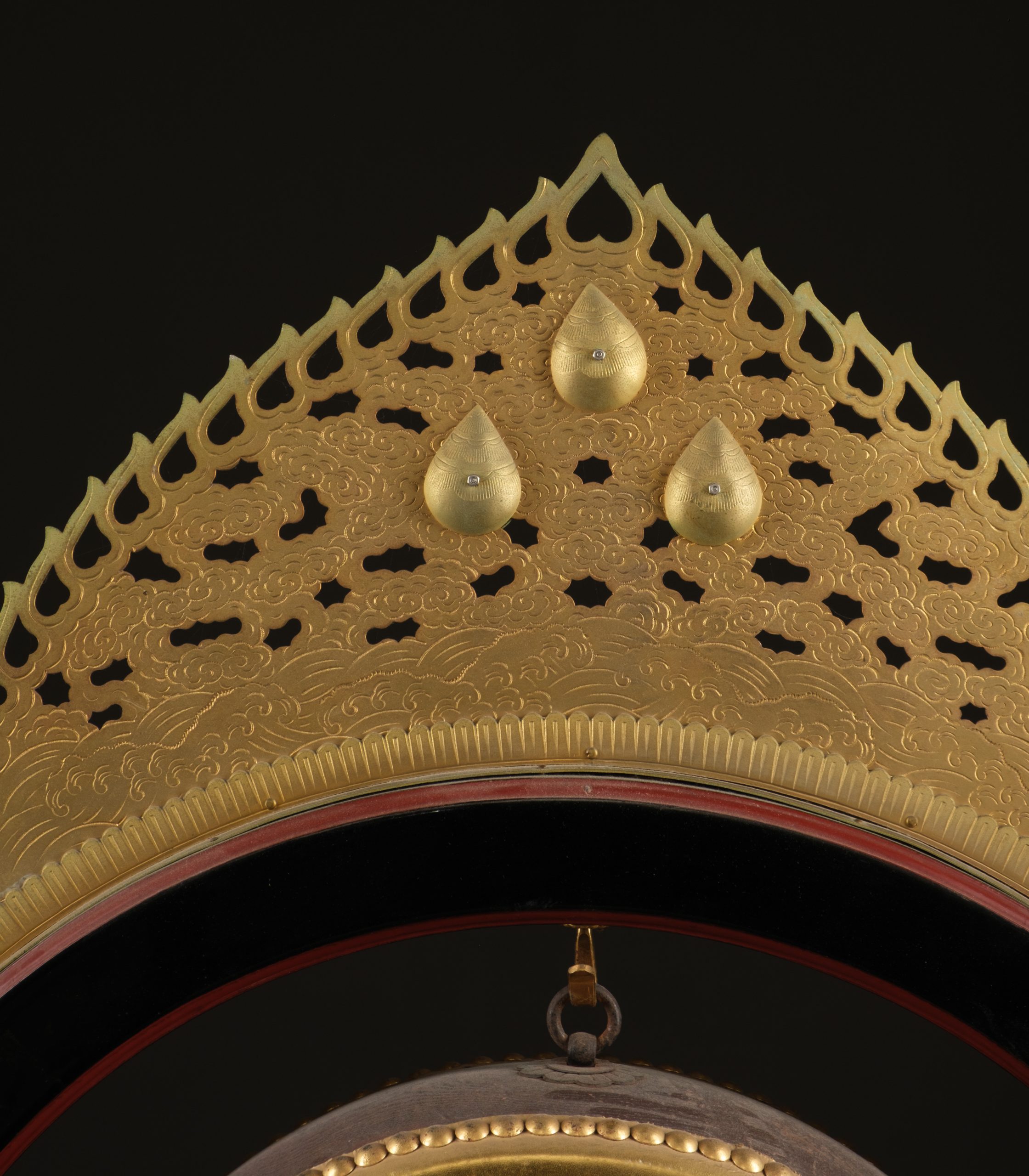 Pair of Japanese hanging court instruments - Image 6