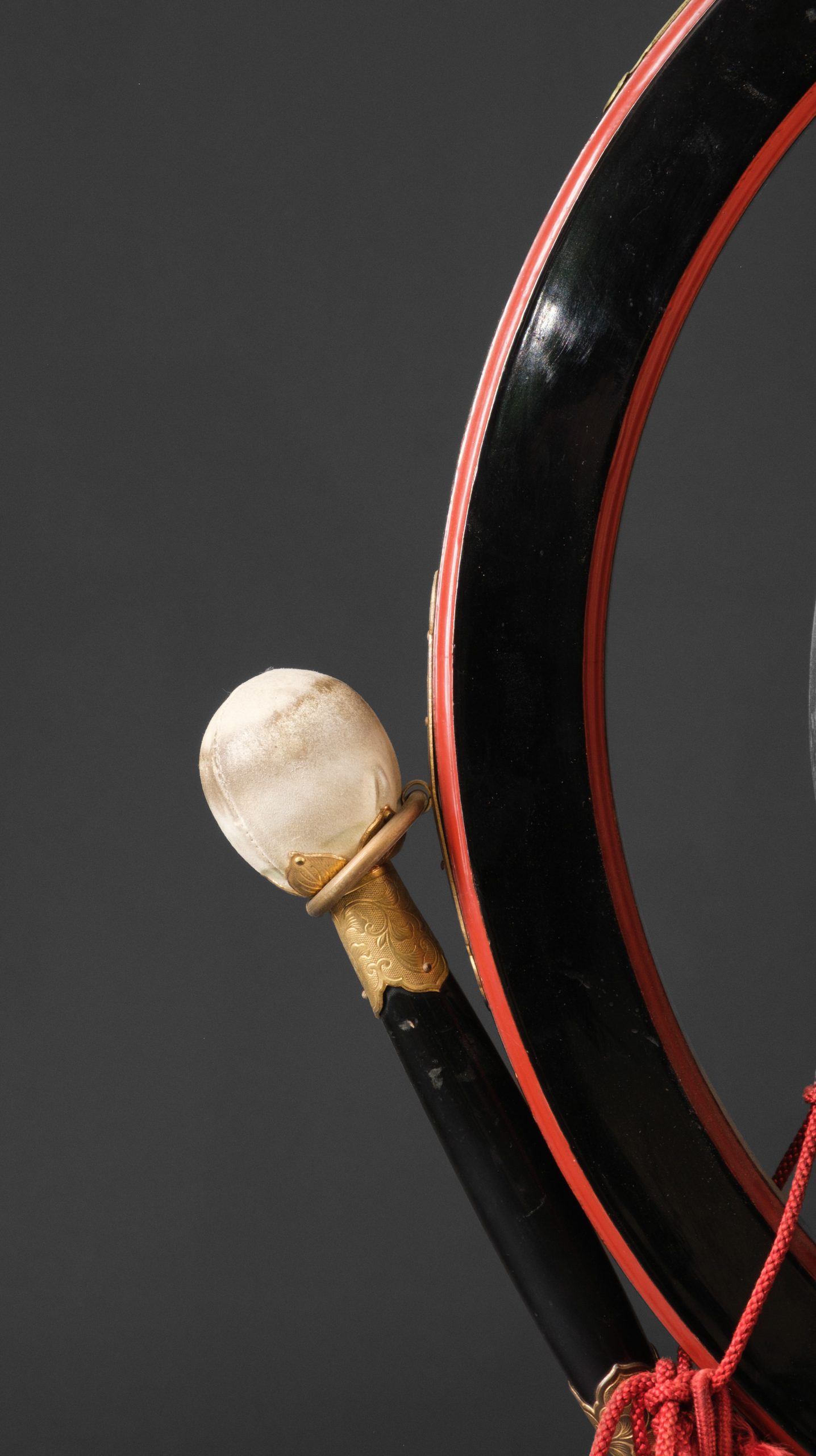 Pair of Japanese hanging court instruments - Image 5