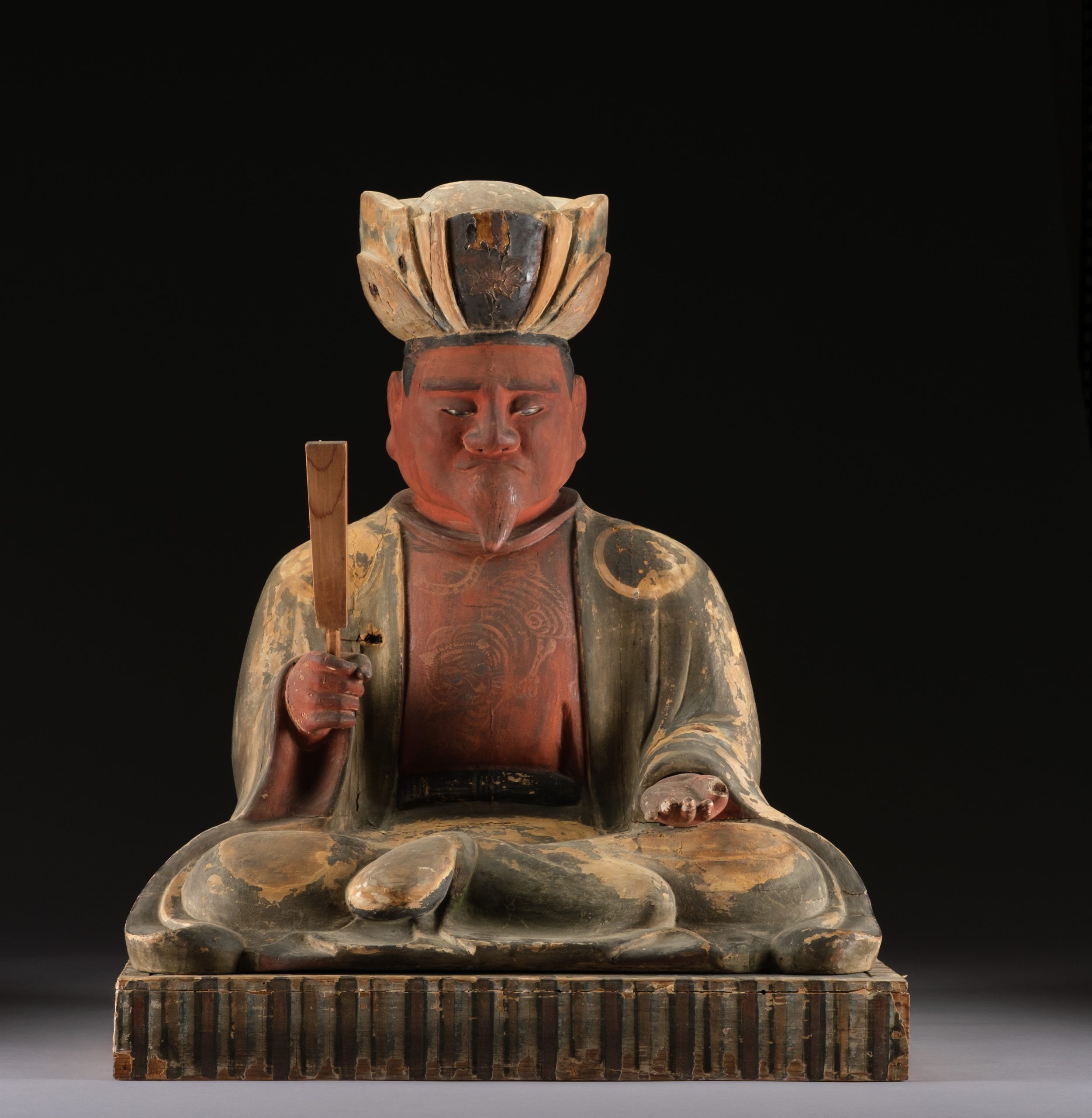 Early Edo period figures of Officials of the Five Paths 五道冥官 (Godô Meikan) - Image 13