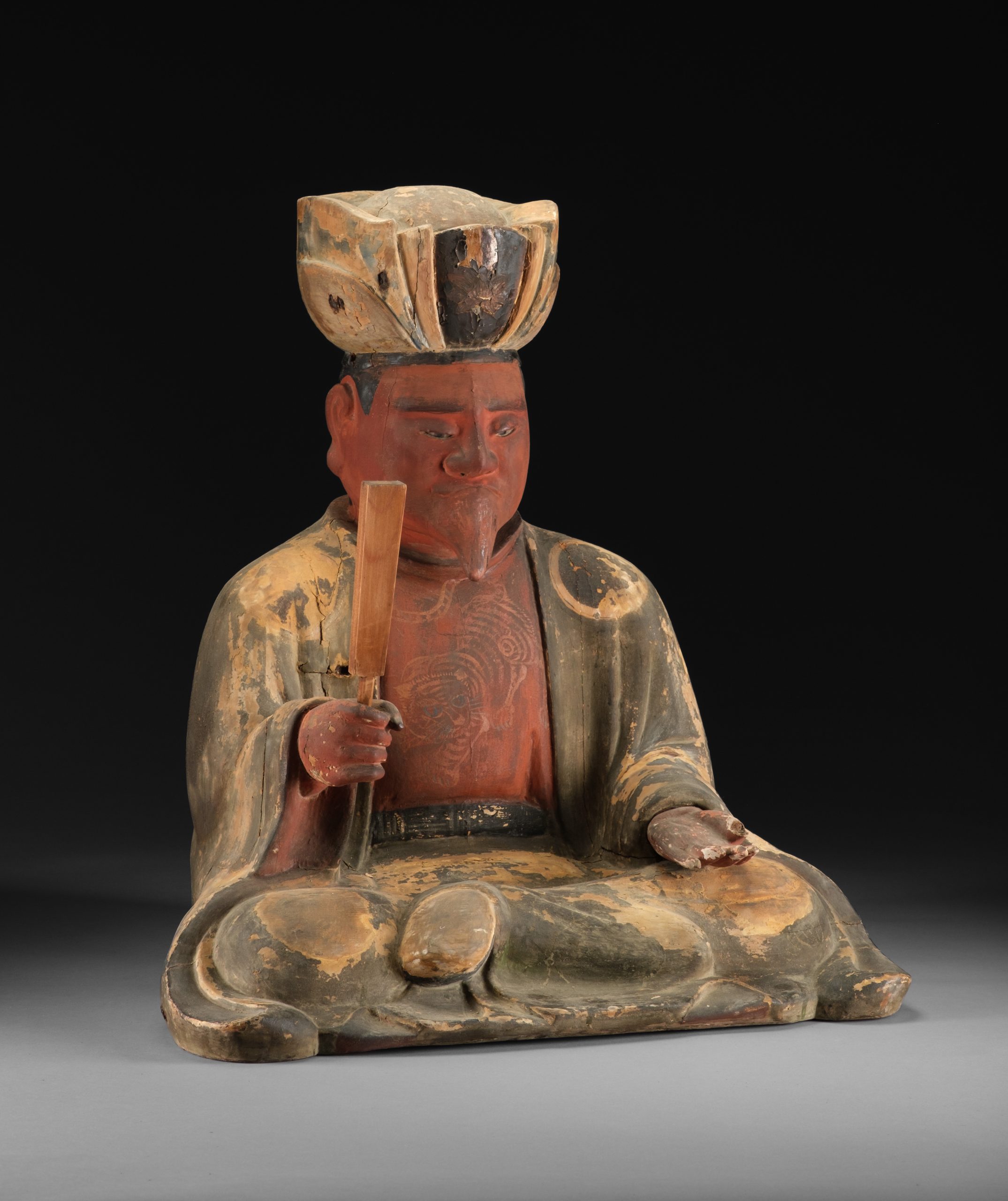 Early Edo period figures of Officials of the Five Paths 五道冥官 (Godô Meikan) - Image 19