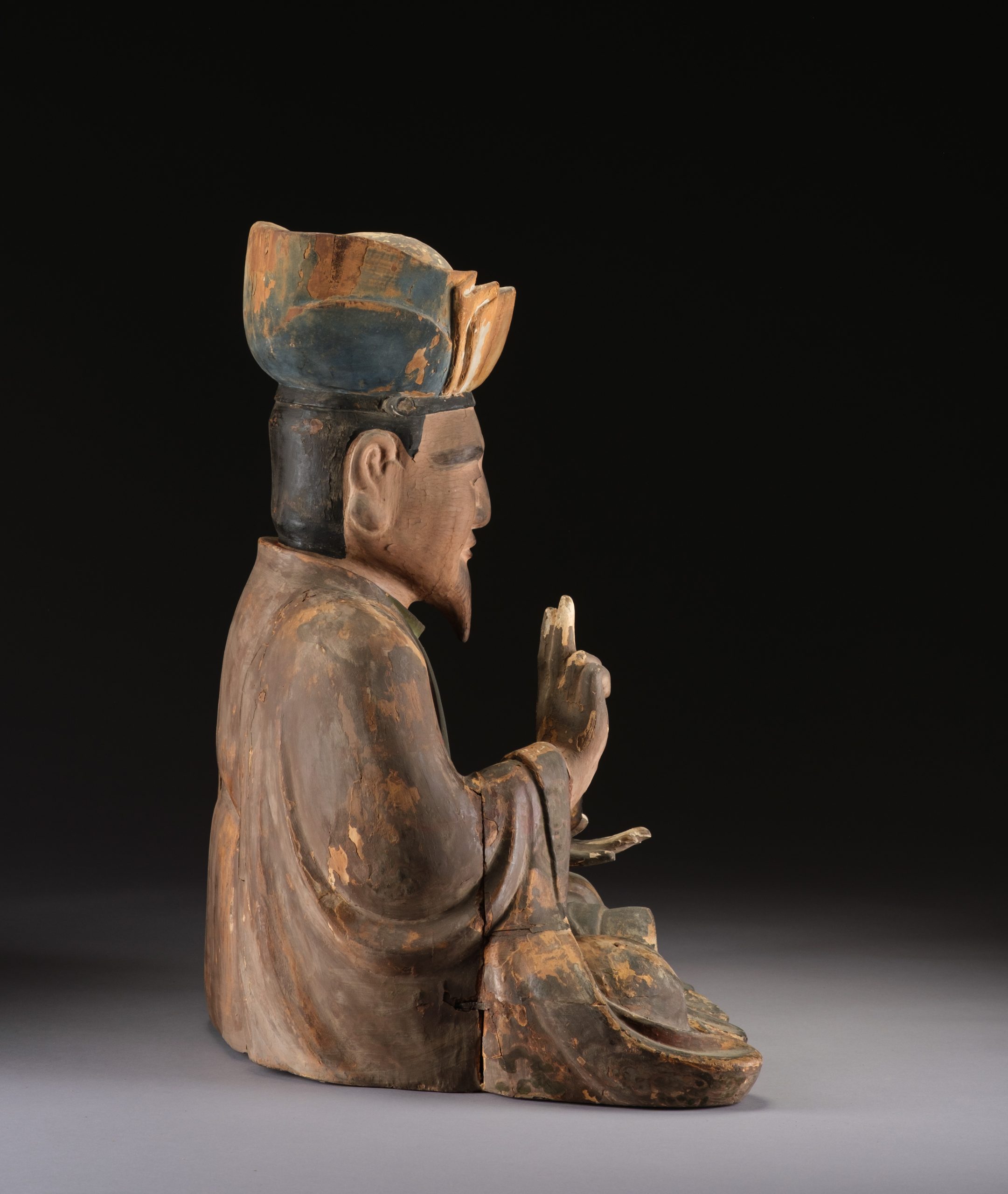 Early Edo period figures of Officials of the Five Paths 五道冥官 (Godô Meikan) - Image 24