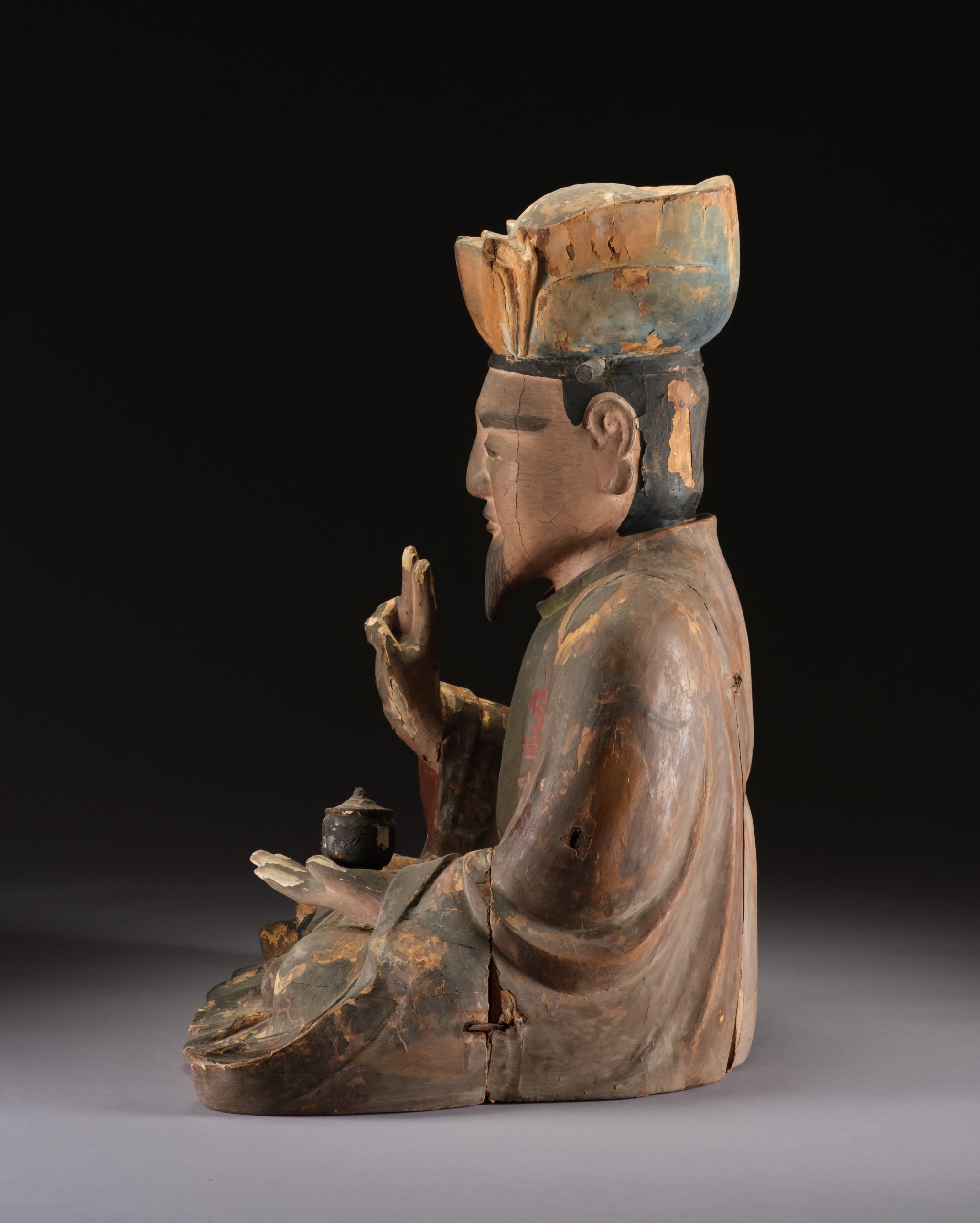 Early Edo period figures of Officials of the Five Paths 五道冥官 (Godô Meikan) - Image 25