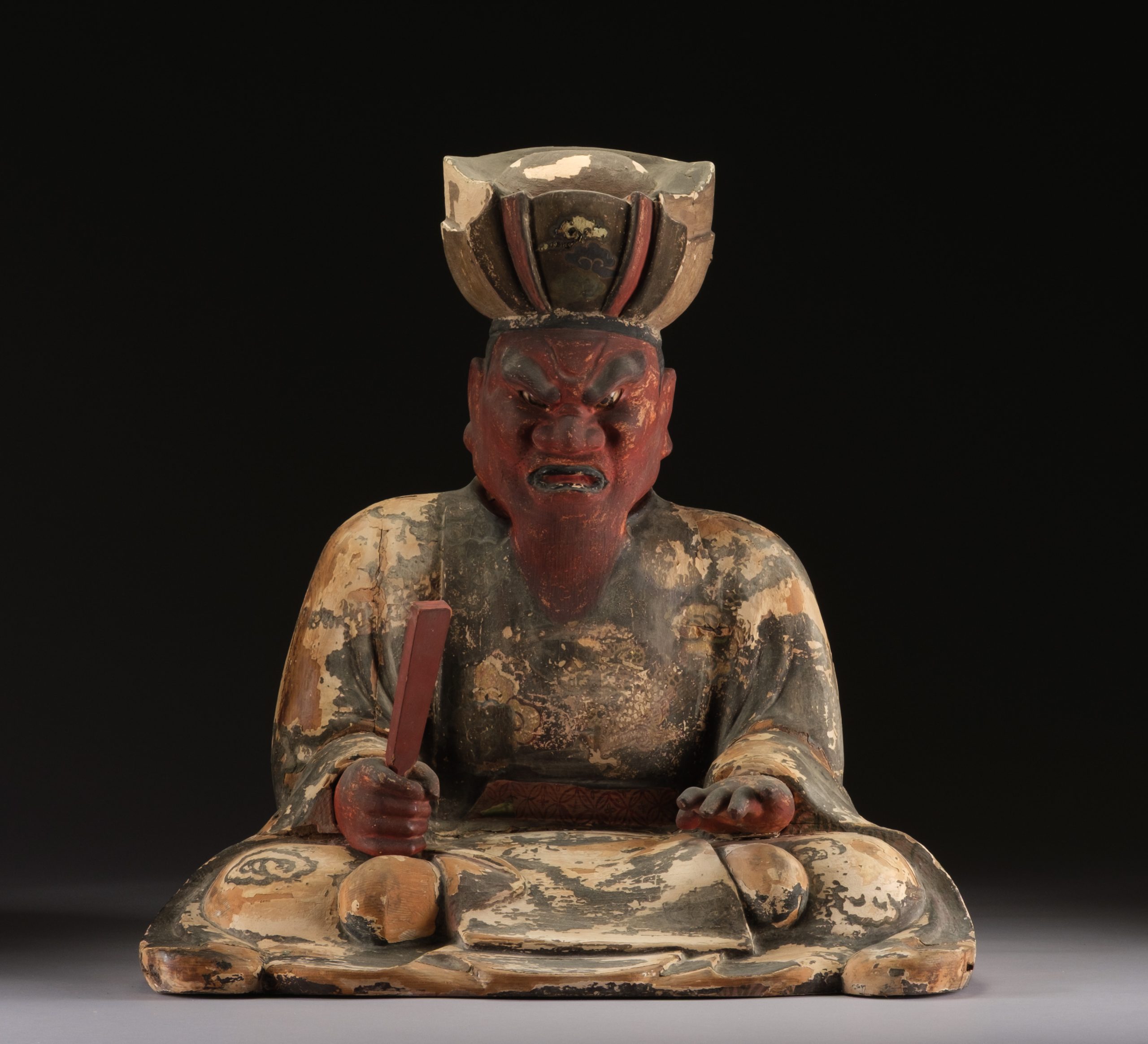 Early Edo period figures of Officials of the Five Paths 五道冥官 (Godô Meikan) - Image 30