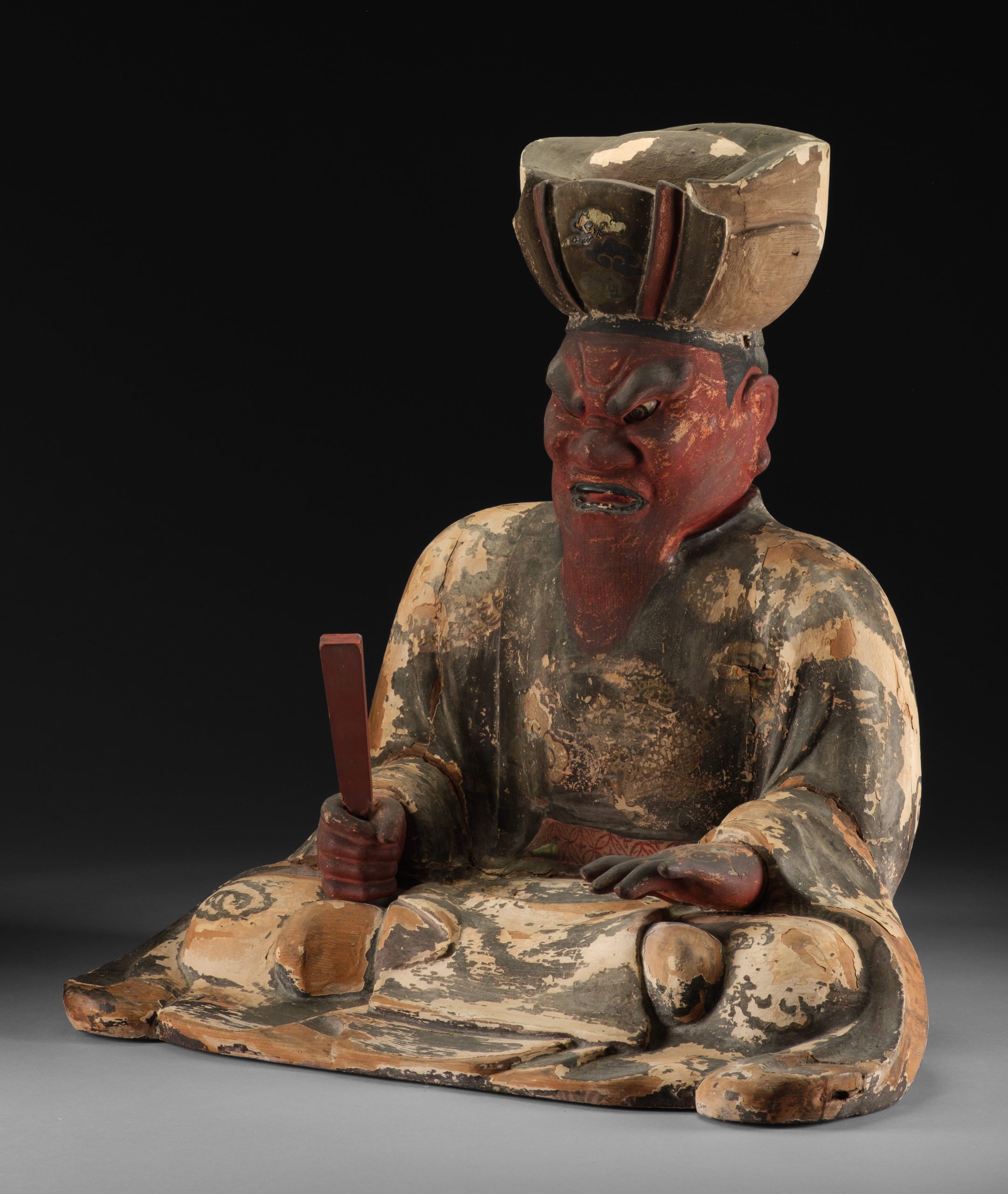Early Edo period figures of Officials of the Five Paths 五道冥官 (Godô Meikan) - Image 35