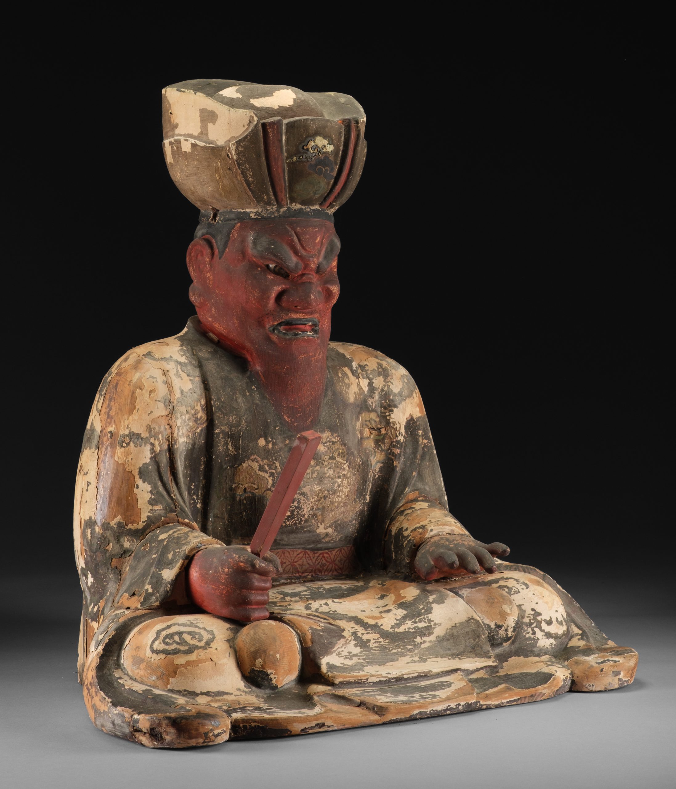 Early Edo period figures of Officials of the Five Paths 五道冥官 (Godô Meikan) - Image 36