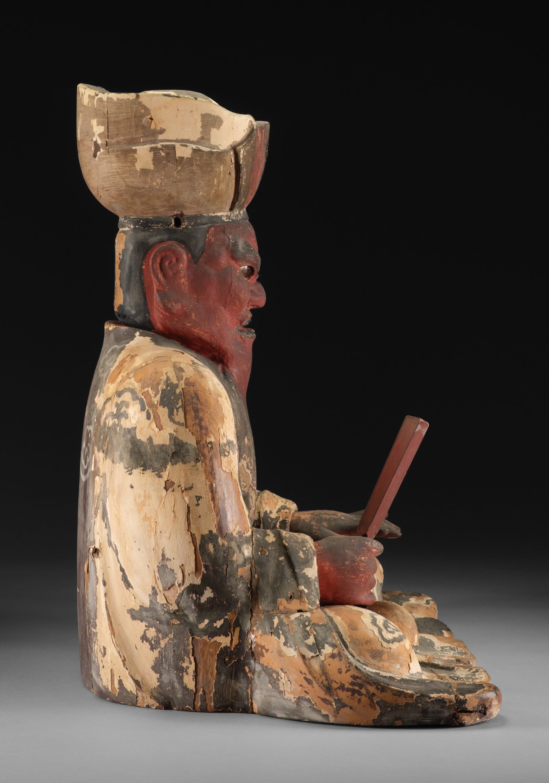 Early Edo period figures of Officials of the Five Paths 五道冥官 (Godô Meikan) - Image 37