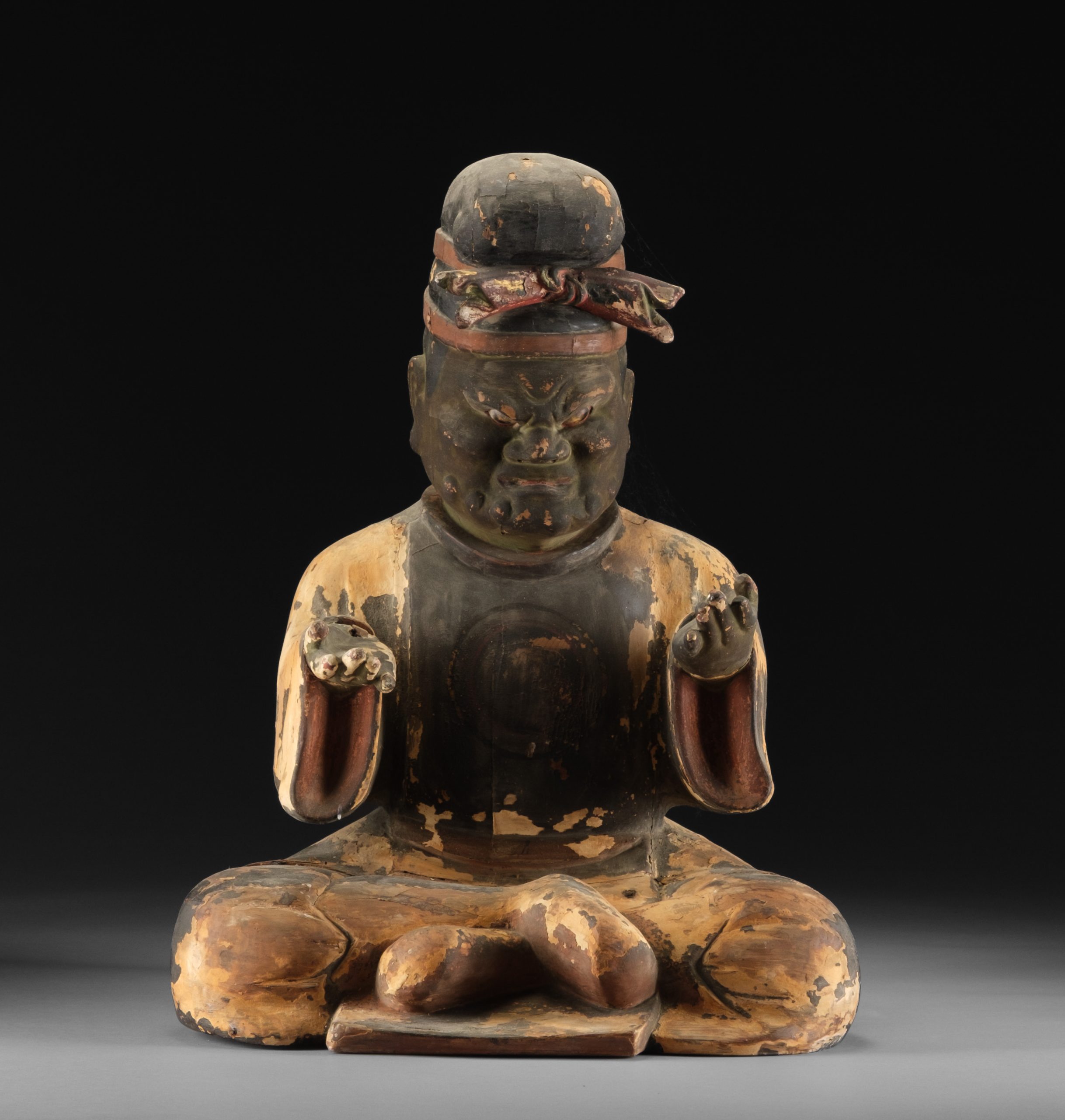 Early Edo period figures of Officials of the Five Paths 五道冥官 (Godô Meikan) - Image 43