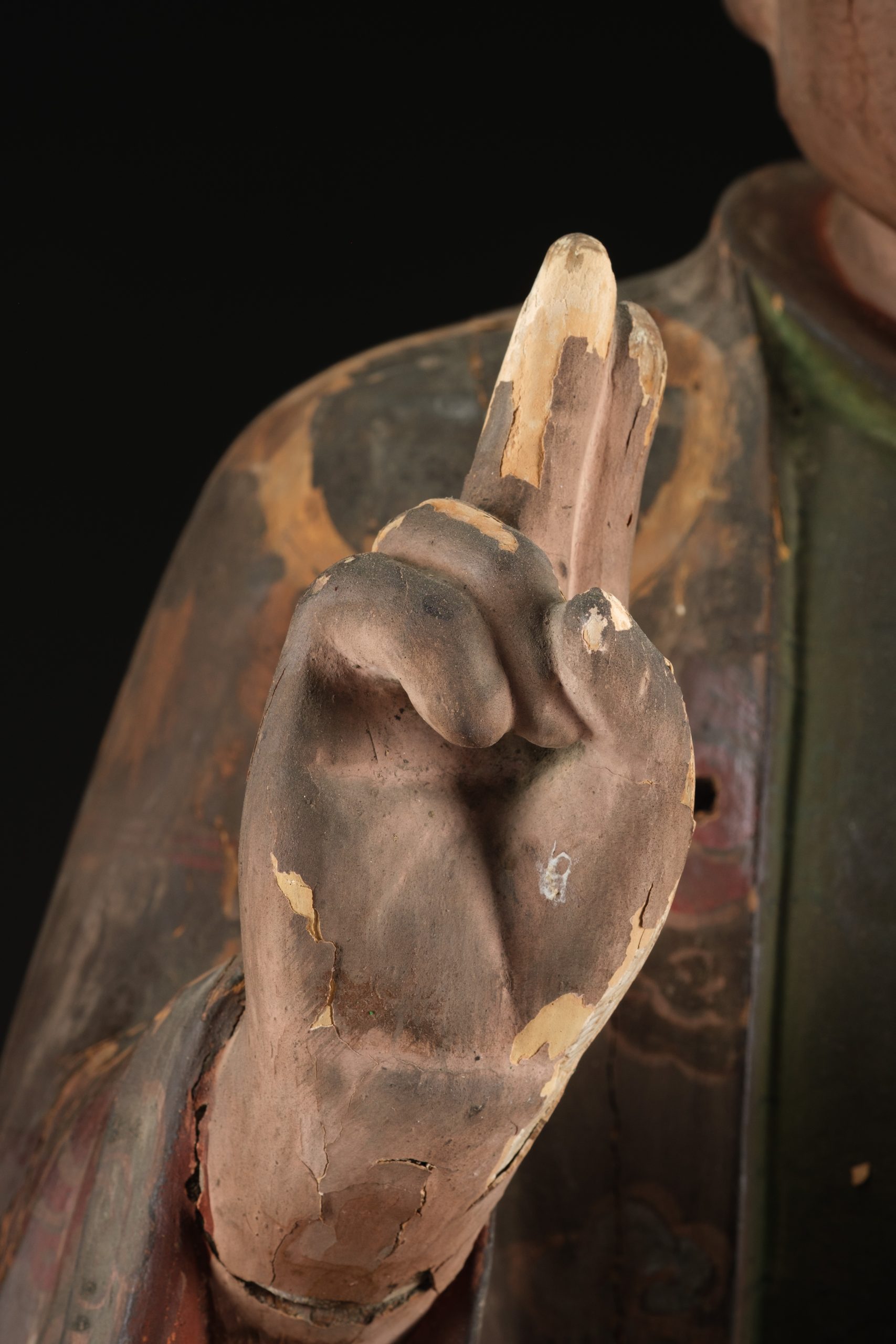 Early Edo period figures of Officials of the Five Paths 五道冥官 (Godô Meikan) - Image 3