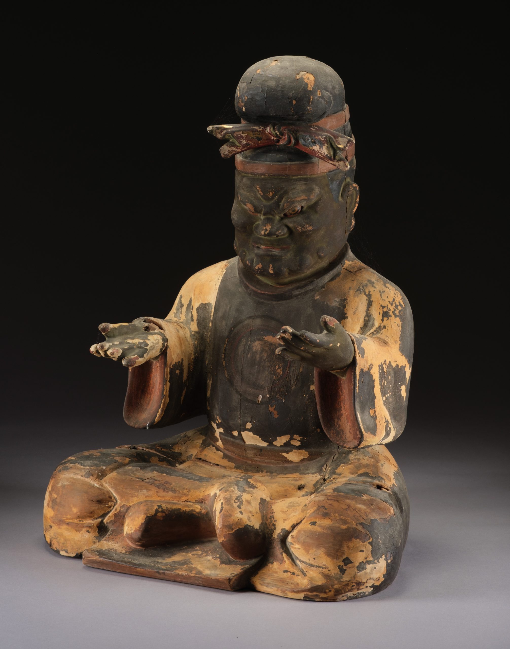 Early Edo period figures of Officials of the Five Paths 五道冥官 (Godô Meikan) - Image 51