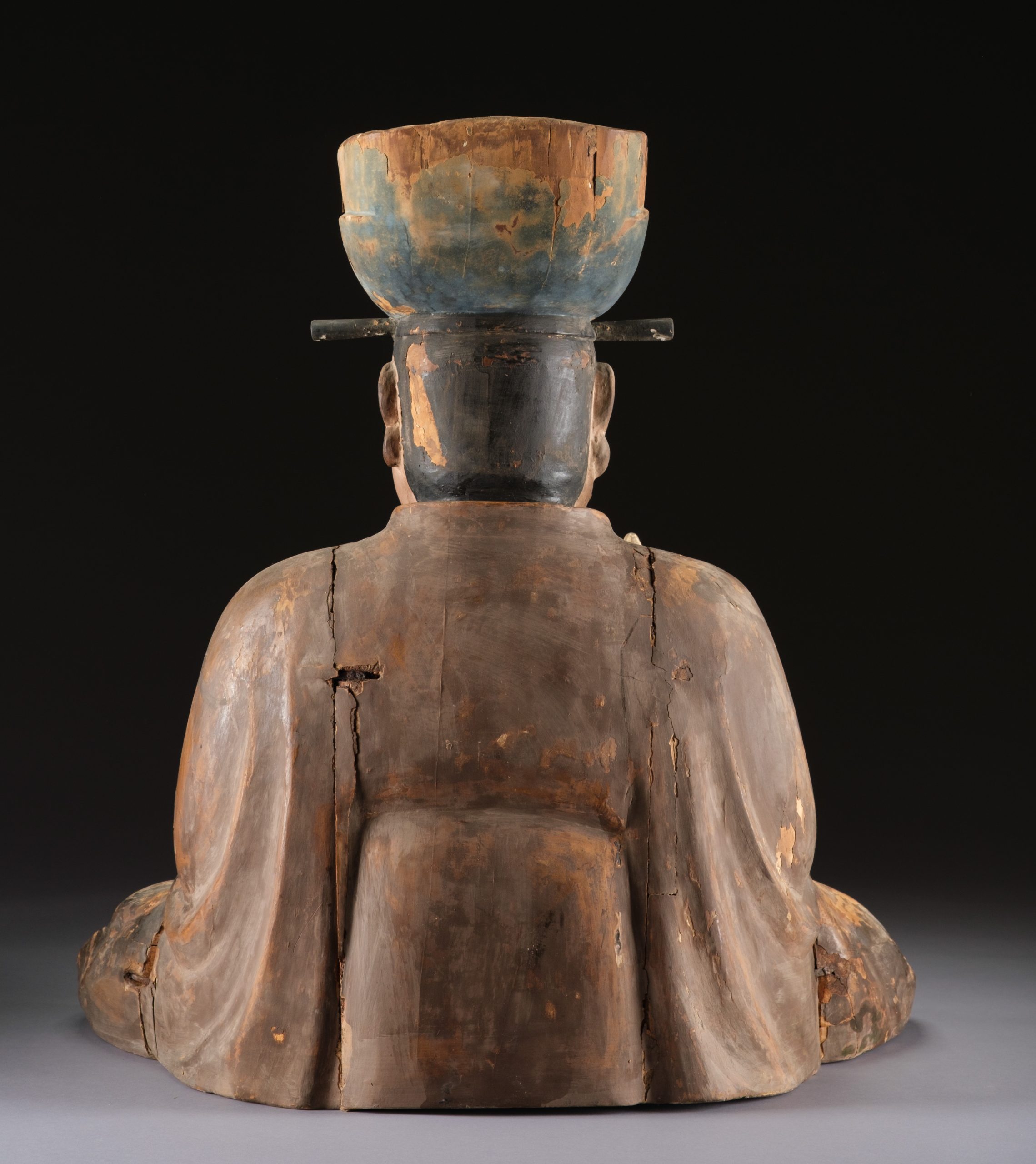 Early Edo period figures of Officials of the Five Paths 五道冥官 (Godô Meikan) - Image 7