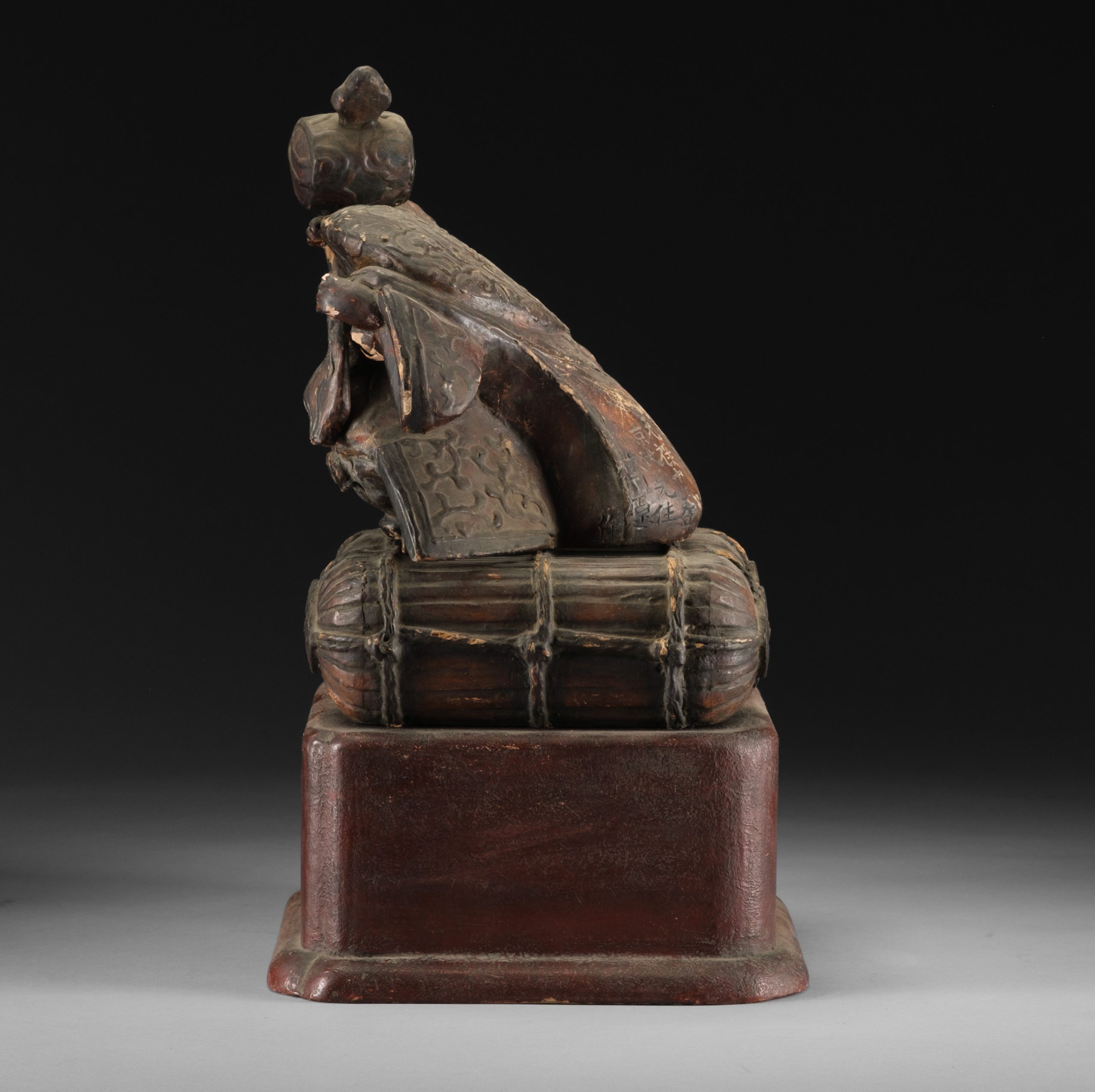 17th-century wooden figure of Daikokuten 大黒天 - Image 4