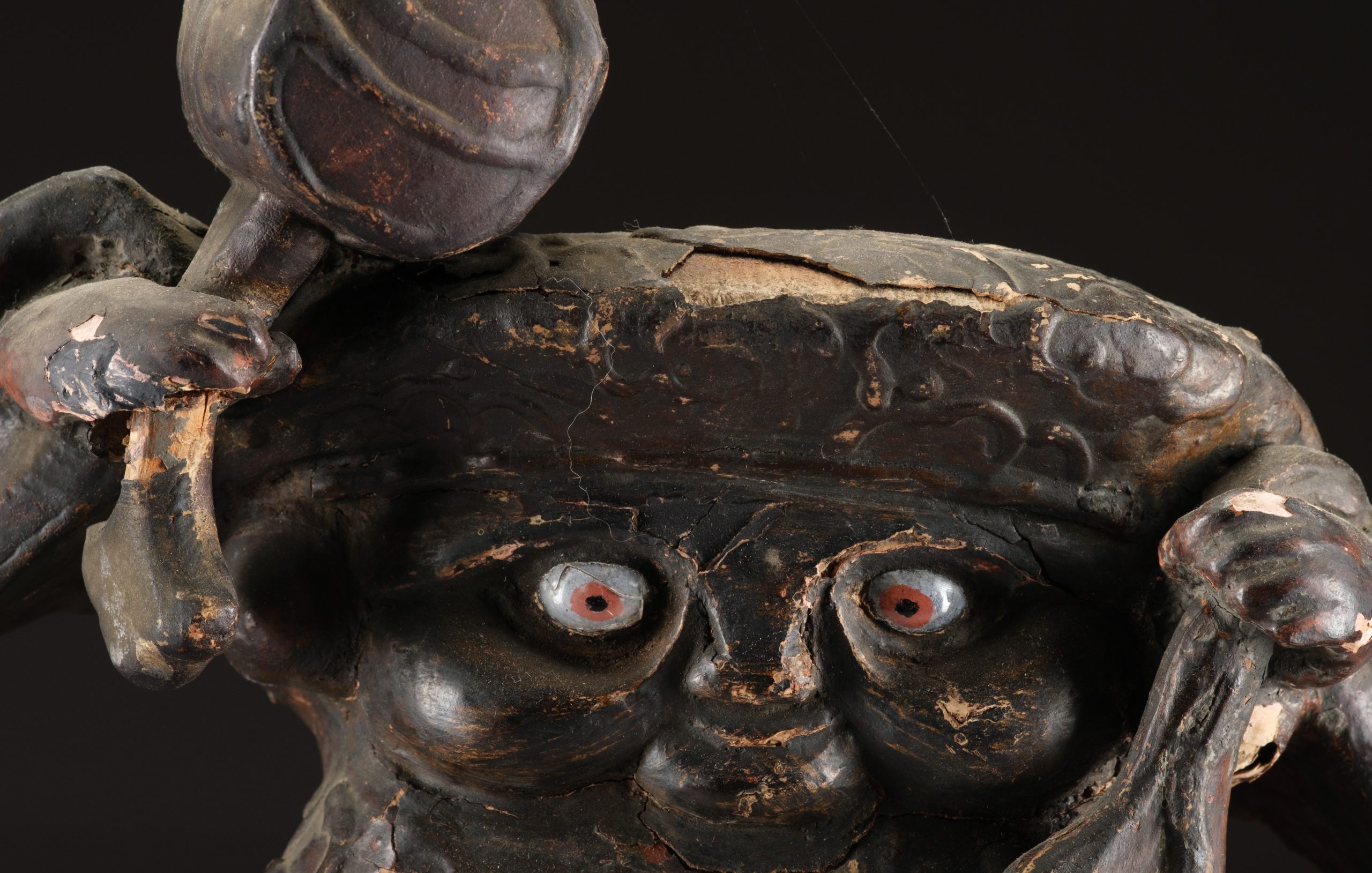 17th-century wooden figure of Daikokuten 大黒天 - Image 8