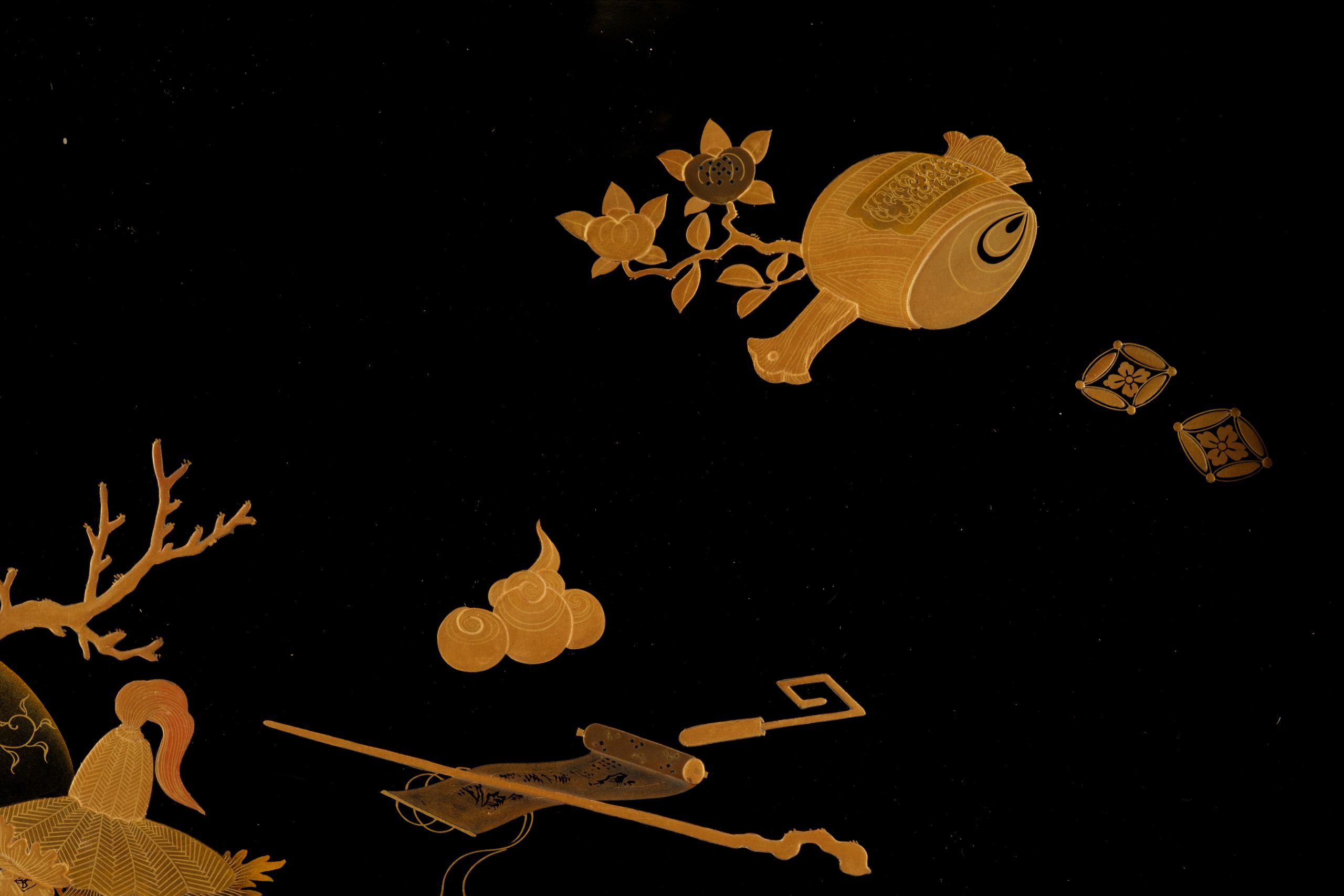 Pair of presentation trays 広蓋 (hirobuta) - Image 3