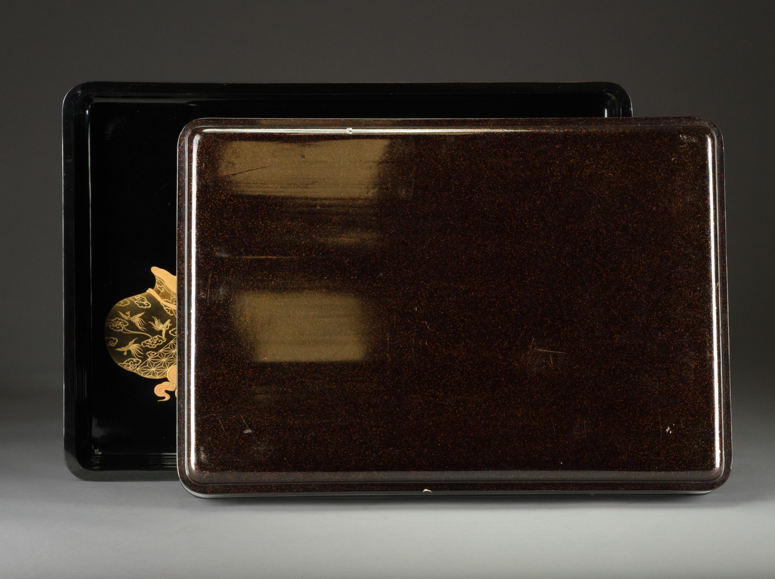 Pair of presentation trays 広蓋 (hirobuta) - Image 5