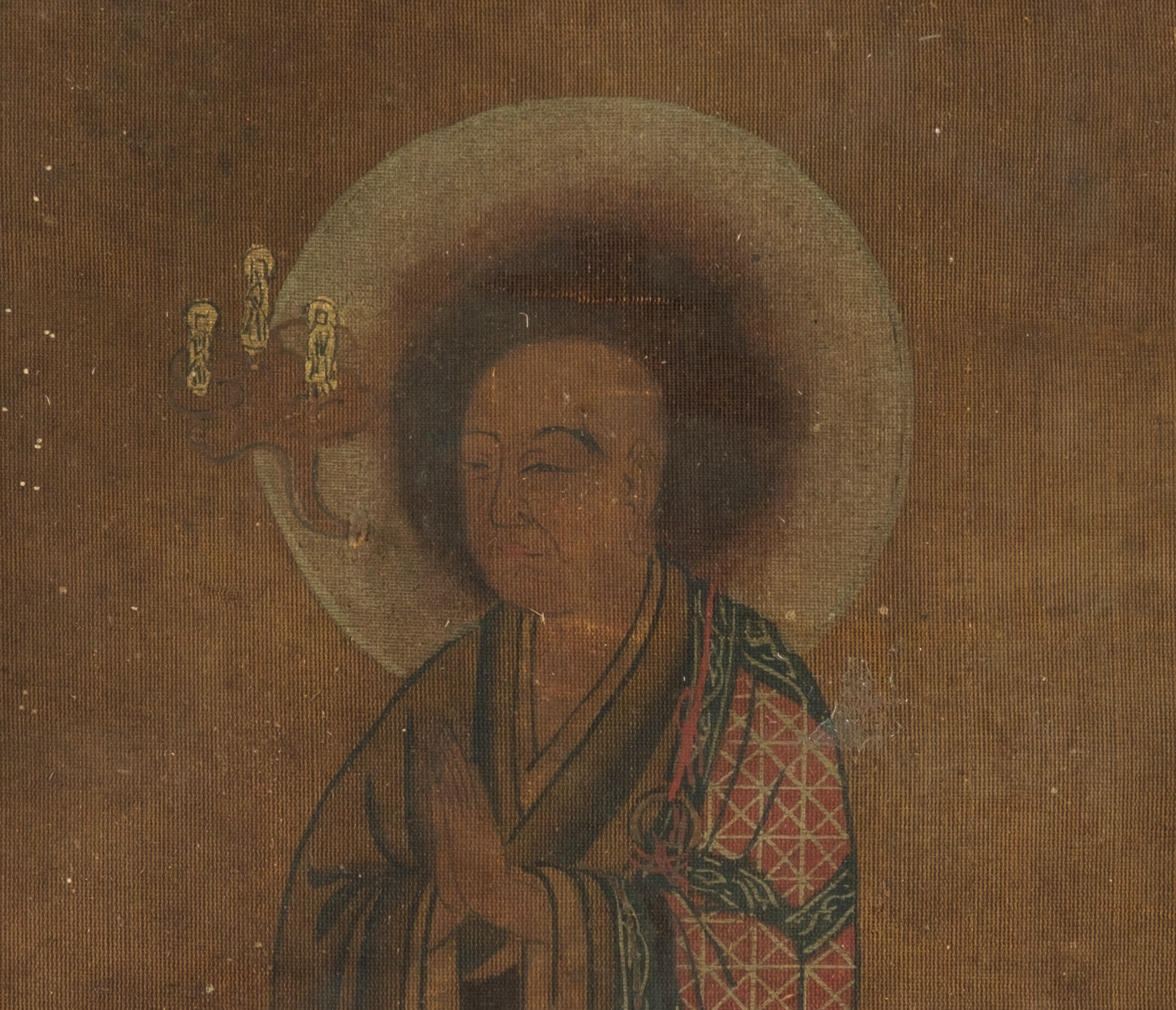 Buddhist painting of the monk Zendô Daishi - Image 4