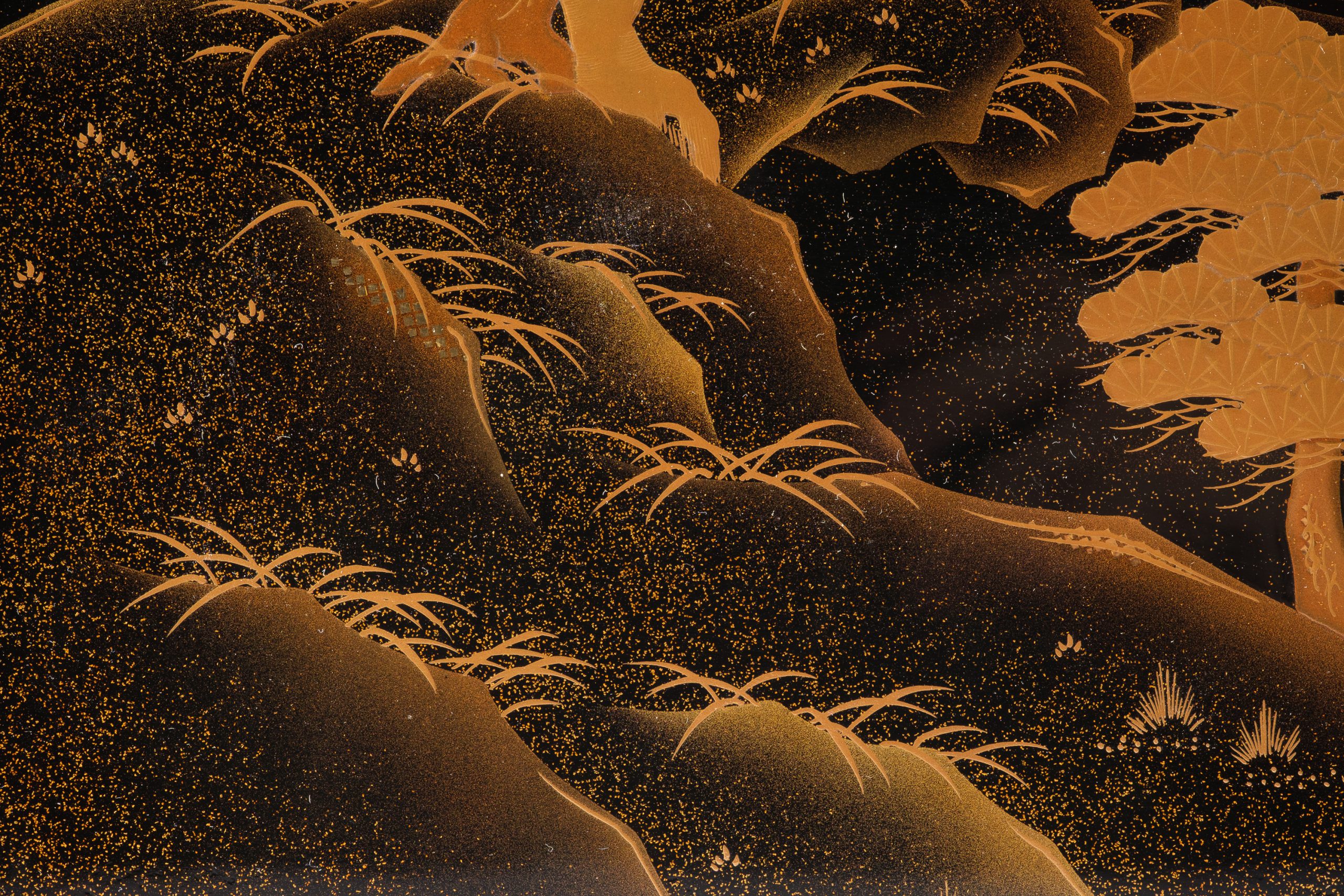 Wajima lacquer court table - Image 11