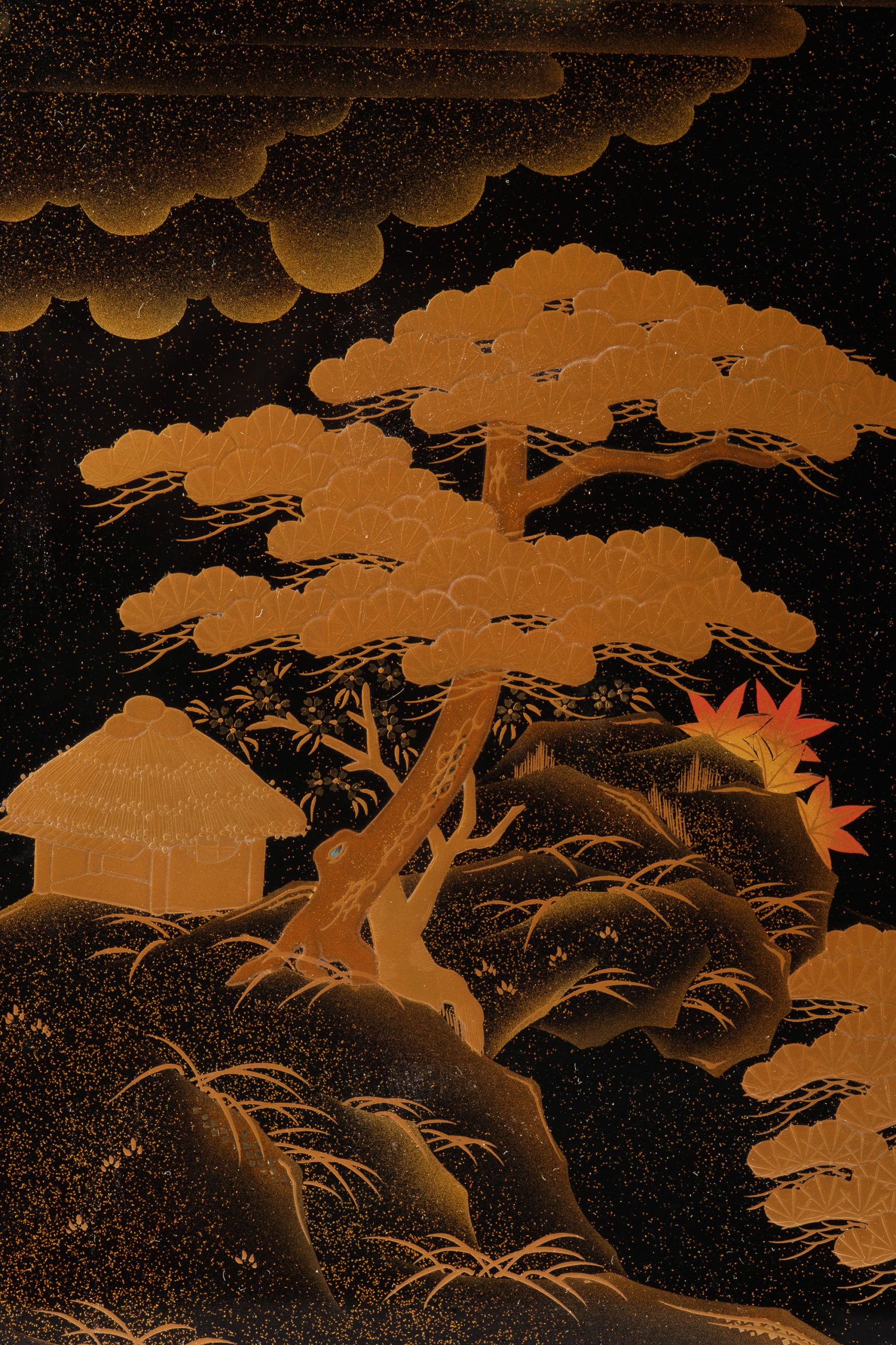 Wajima lacquer court table - Image 5