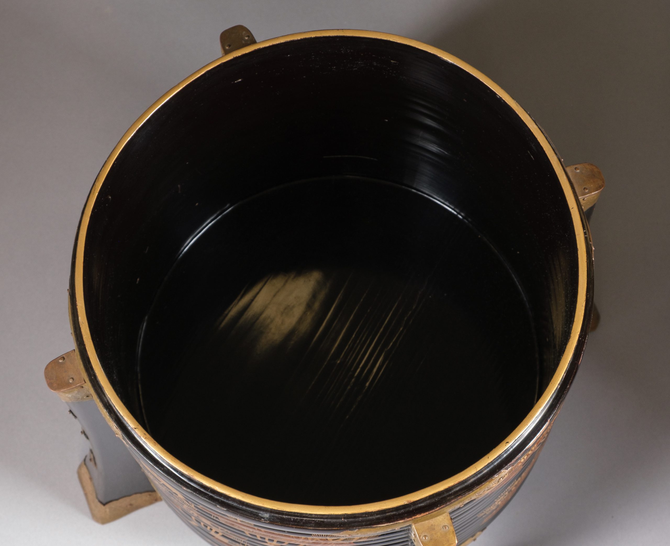 Pair of lacquered wooden hokai 行器 (covered portable food containers), - Image 5