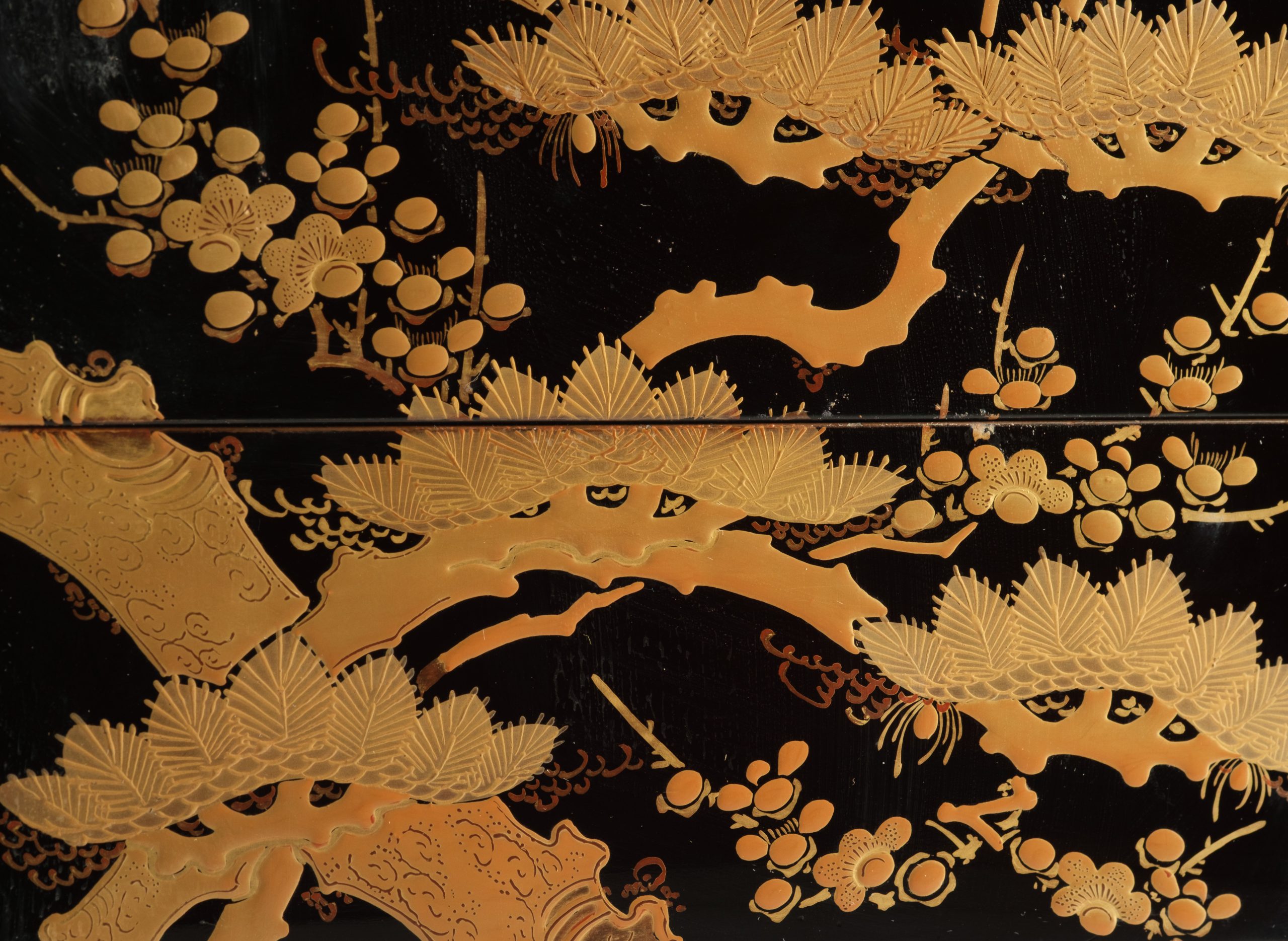 Five-tiered lacquer stacking food box 重箱 (jûbako) - Image 2