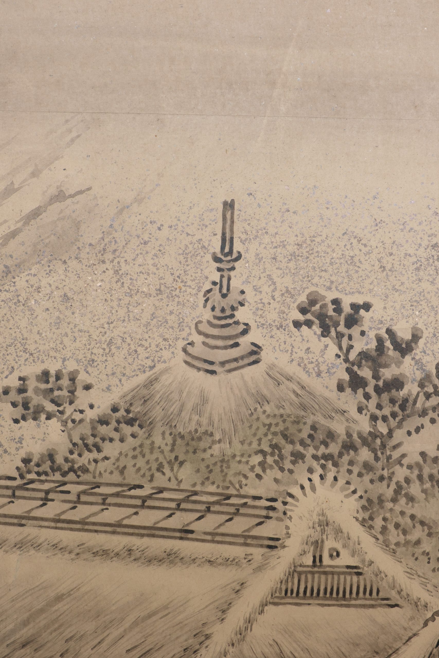Screen waterside landscape by Kanô Eigaku 狩野永岳 (1790–1867) - Image 14