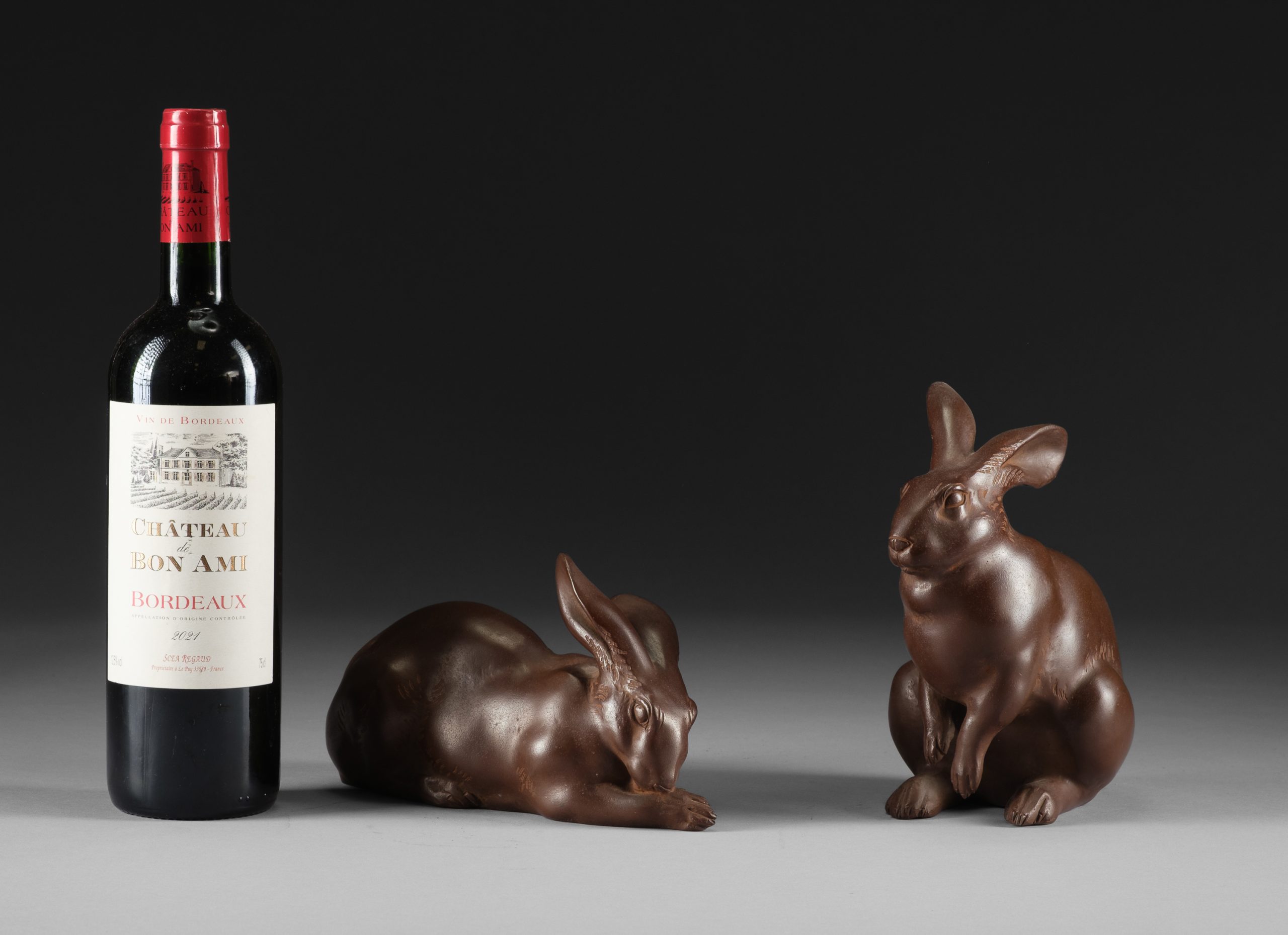 2 Bronze hare - Image 4