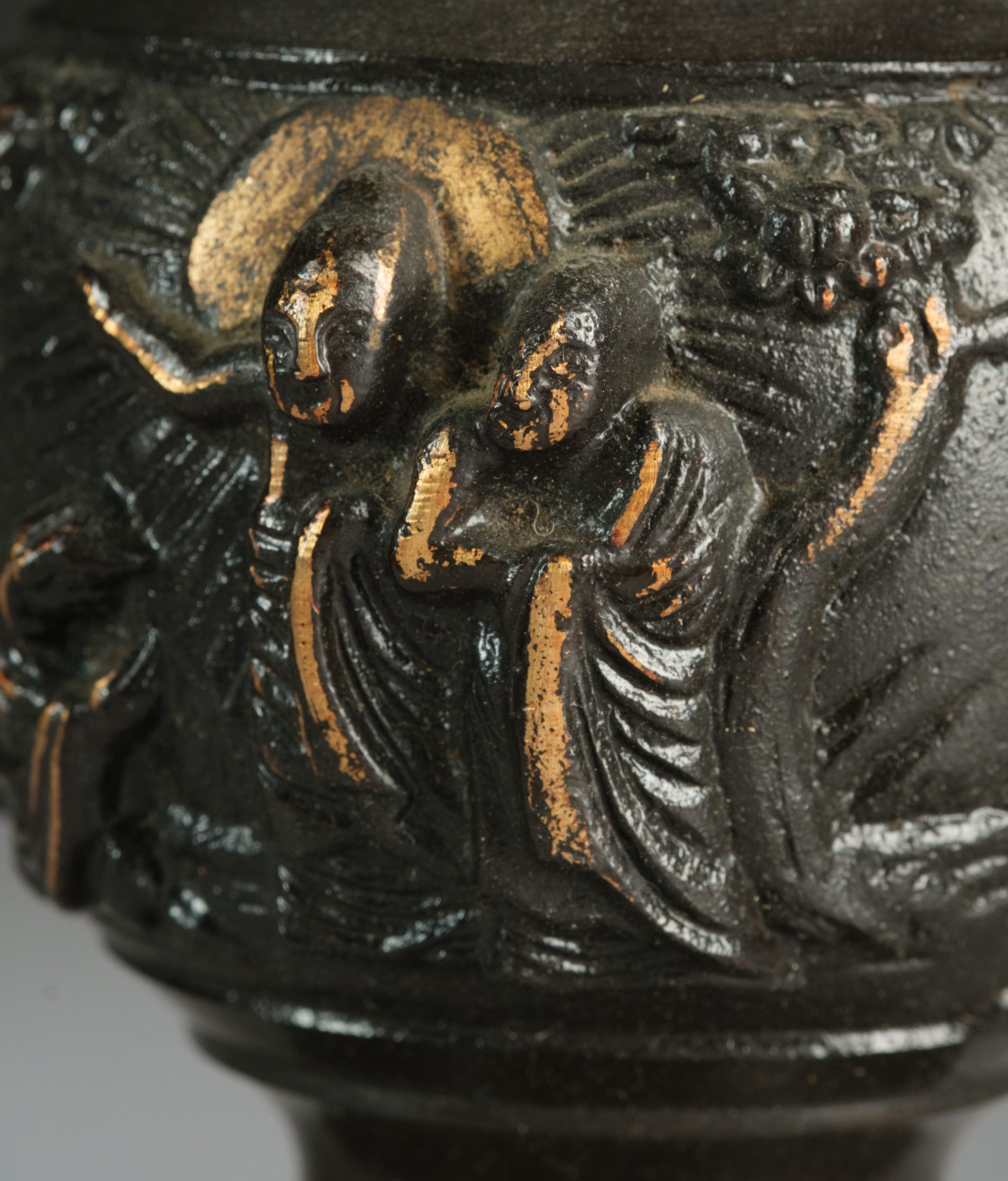 6-piece Japanese Buddhist altar set - Image 10